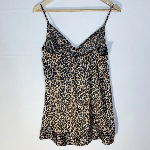 Victoria’s Secret Satin Leopard Slip Dress Nightgown - Picture 4 of 5